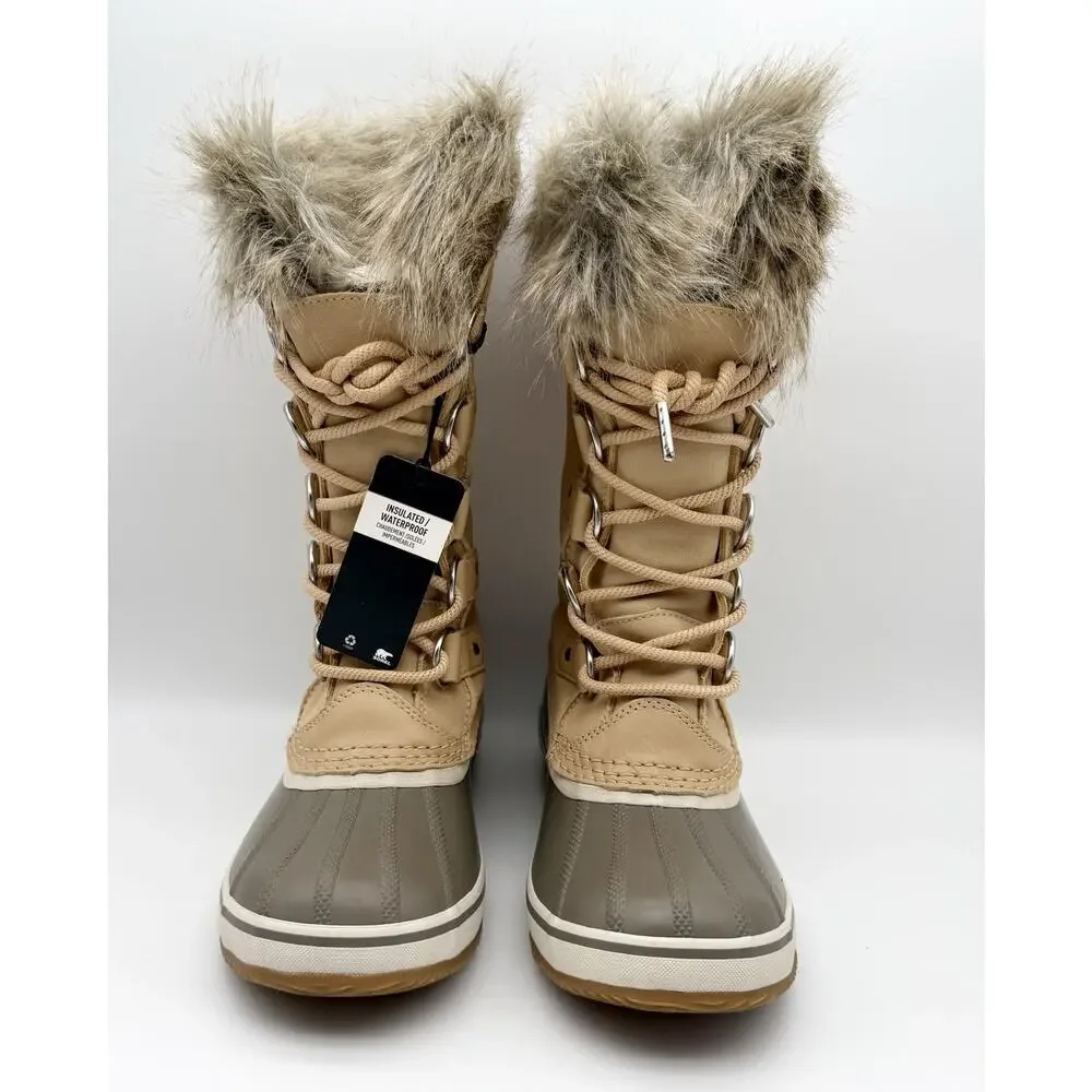 SOREL Womens Joan of Arctic Winter Boots US 7 EU 38 Tan Waterproof EUC